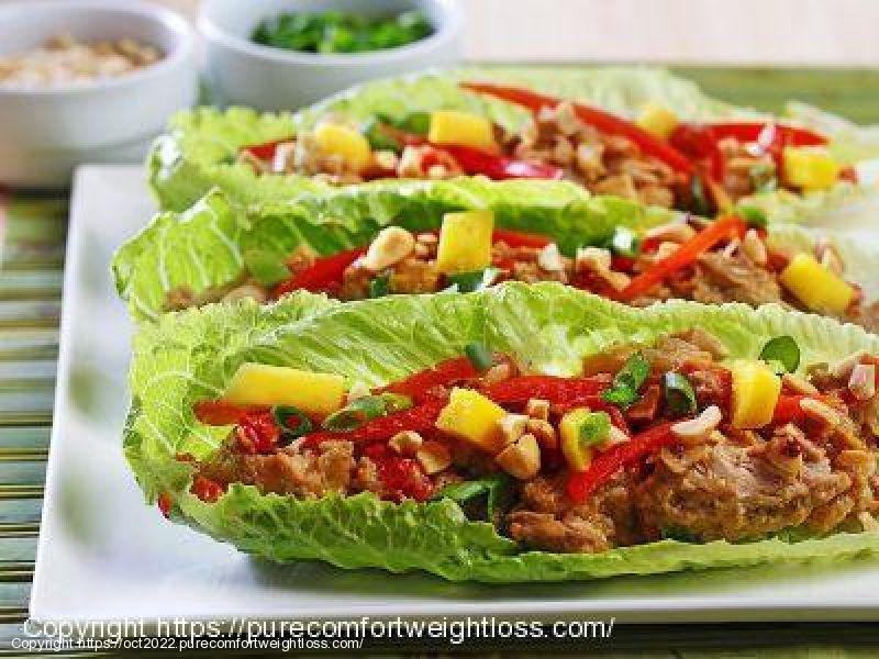 Thai Chicken Lettuce Cups